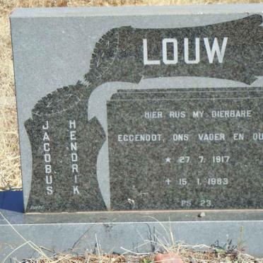 LOUW Jacobus Hendrik 1917-1983 &amp; Catharina Jacoba SPANGENBERG 1919-1993