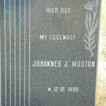MOUTON Johannes J. 1898-1974