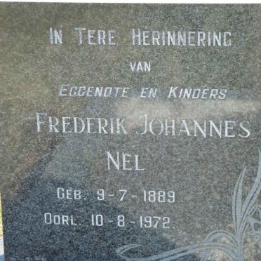 NEL Frederik Johannes 1889-1972