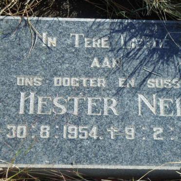 NEL Hester 1954-1973