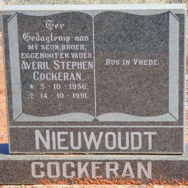NIEUWOUDT Averil Stephen Cockeran 1956-1991