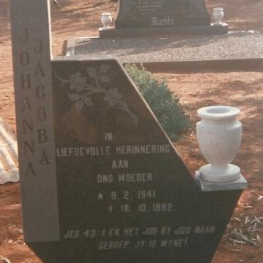 OOSTHUIZEN Johanna Jacoba 1941-1982