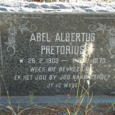 PRETORIUS Abel Albertus 1903-1973