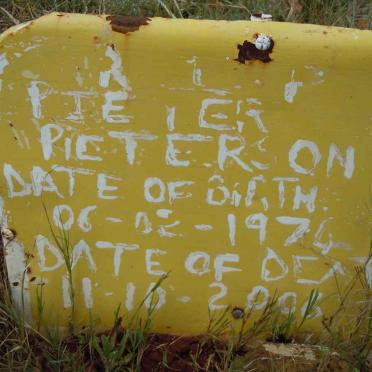 PIETERSON Pieter 1974-2006