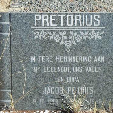 PRETORIUS Jacob Petrus 1913-1978