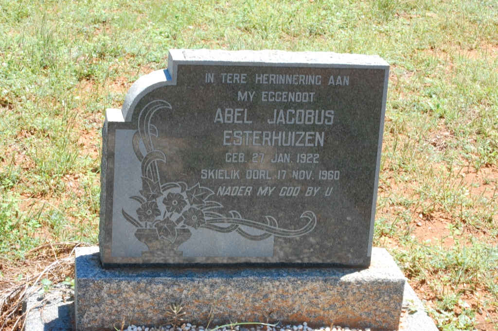 ESTERHUIZEN Abel Jacobus 1922-1960