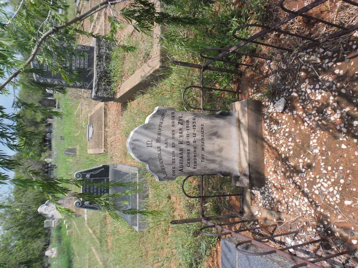 ZYL Adriaan P., van 1918-1936