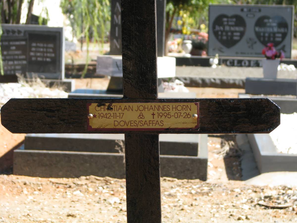 HORN Christiaan Johannes 1942-1995
