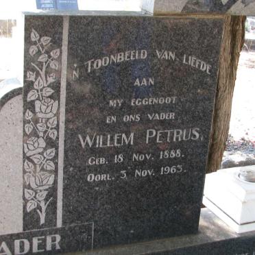 BADENHORST Willem Petrus 1888-1963 &amp; Cornelia J.C. KRUGER formerly BADENHORST nee CLOETE 1905-1971