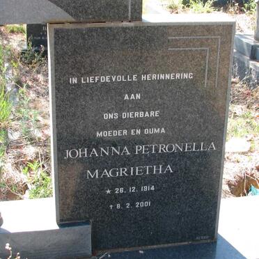 HOUGH Andreas Johannes 1914-1968 &amp; Johanna Petronella Magrietha 1914-2001