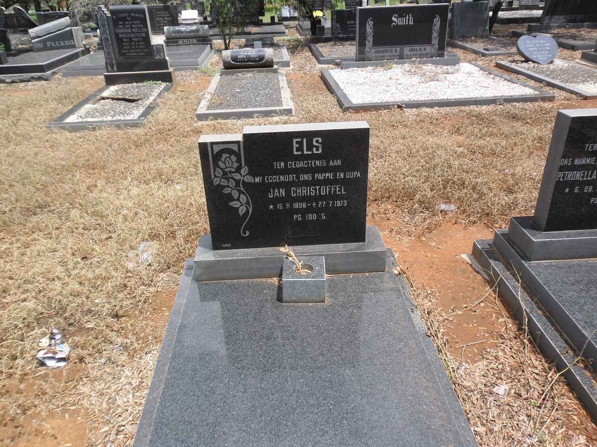 ELS Jan Christoffel 1936-1973