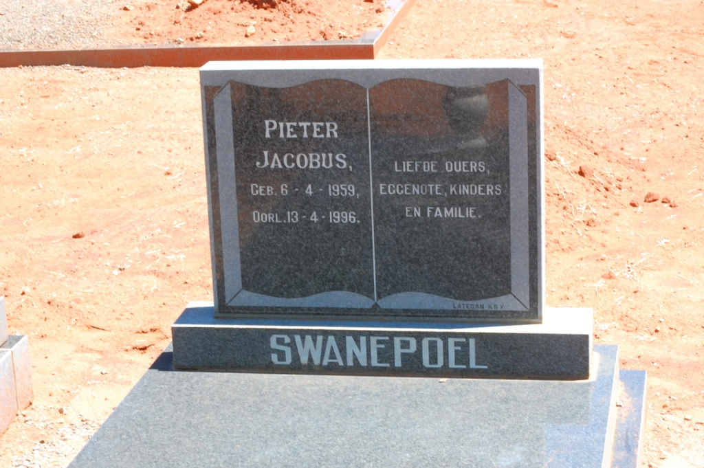 SWANEPOEL Pieter Jacobus 1959-1996