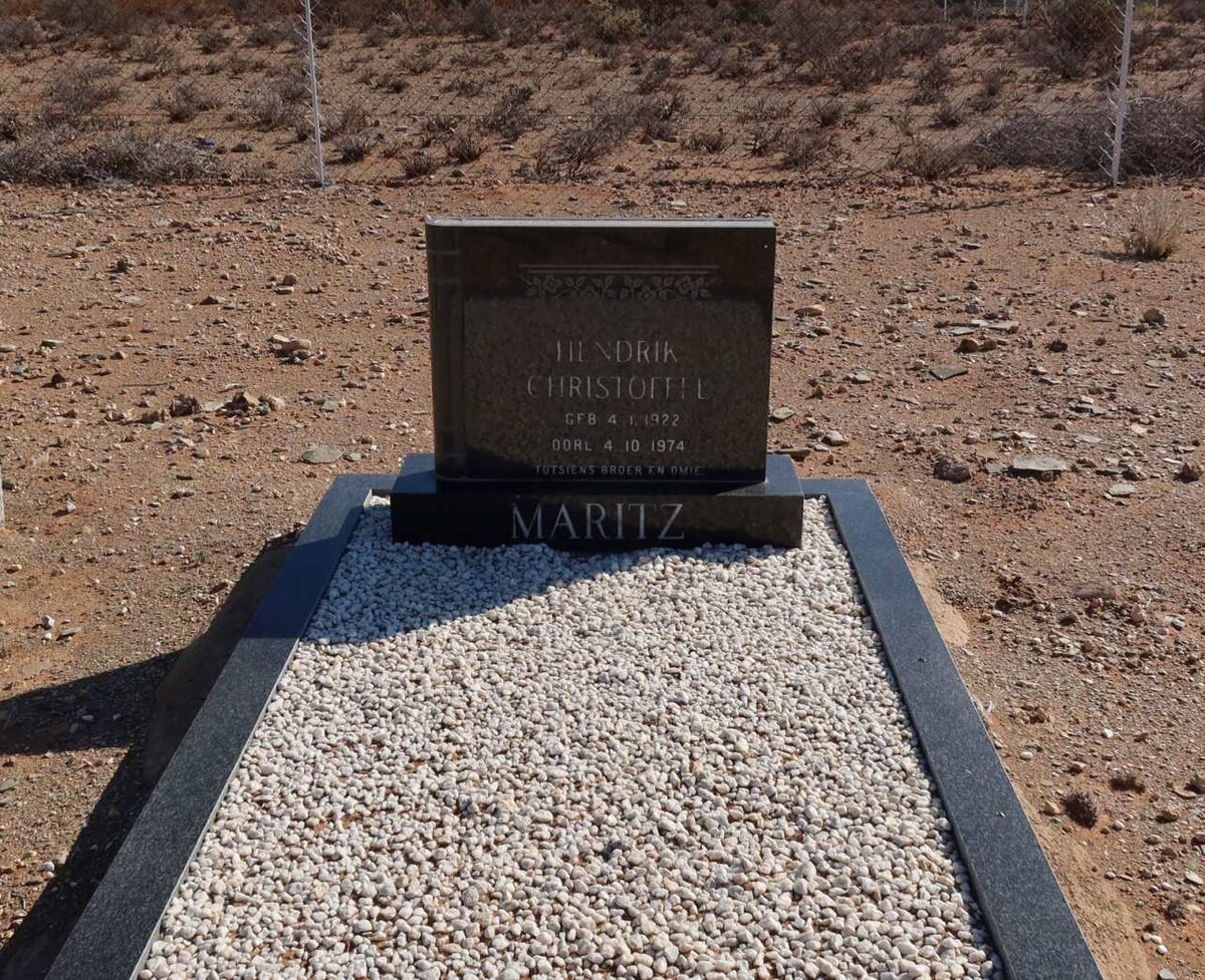 MARITZ Hendrik Christoffel 1922-1974