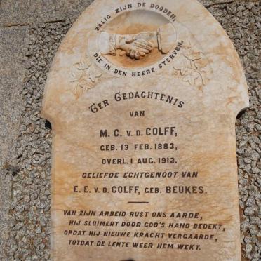 COLFF M.C., v.d. 1883-1912