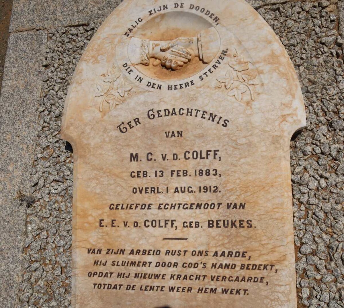 COLFF M.C., v.d. 1883-1912