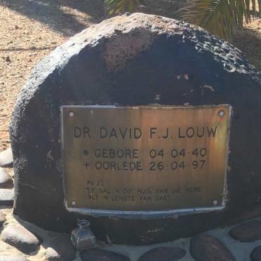 LOUW David F.J. 1940-1997