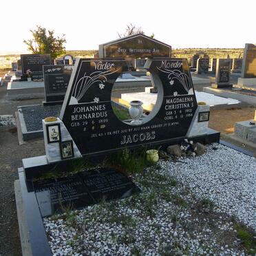 JACOBS Johannes Bernardus 1899-1994 &amp; Magdalena Christina S. 1902-1984