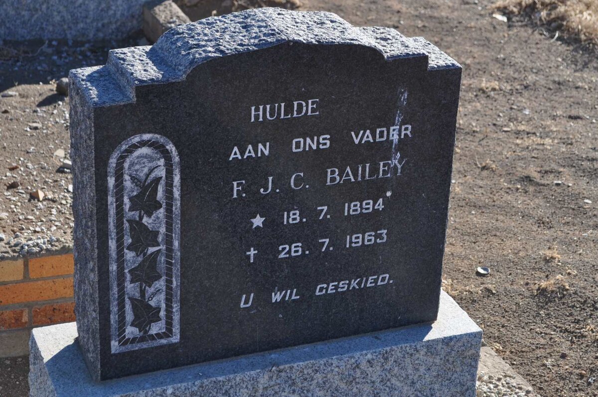 BAILEY F.J.C. 1894-1963