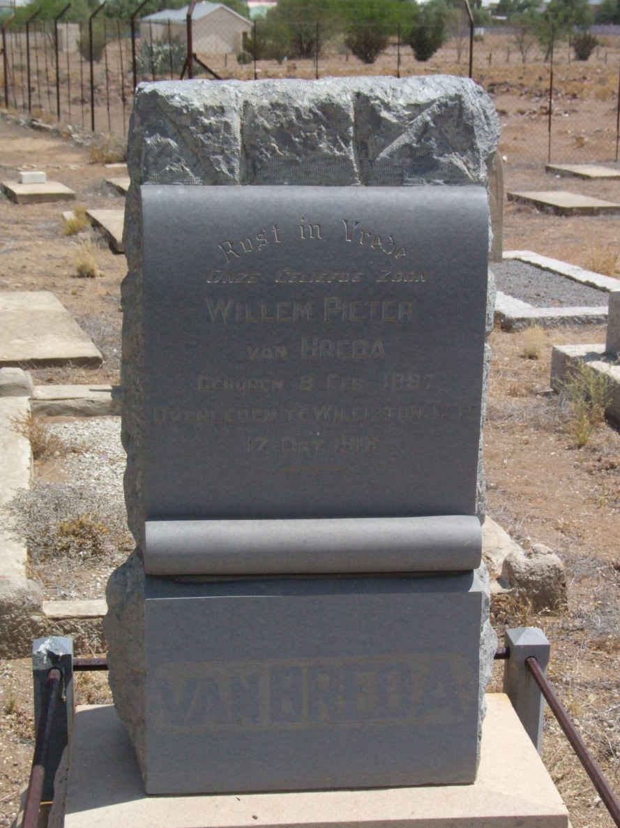 BREDA Willem Pieter, van 1897-1918