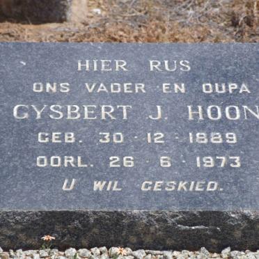 HOON Gysbert J. 1889-1973
