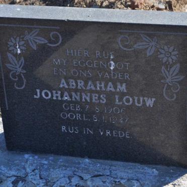 LOUW Abraham Johannes 1906-1947