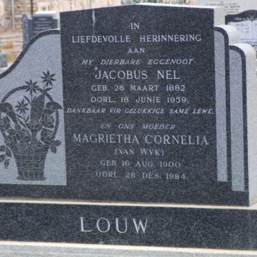 LOUW Jacobus Nel 1882-1959 &amp; Magrietha Cornelia VAN WYK 1900-1984