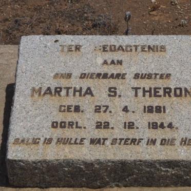 THERON Martha S. 1881-1944