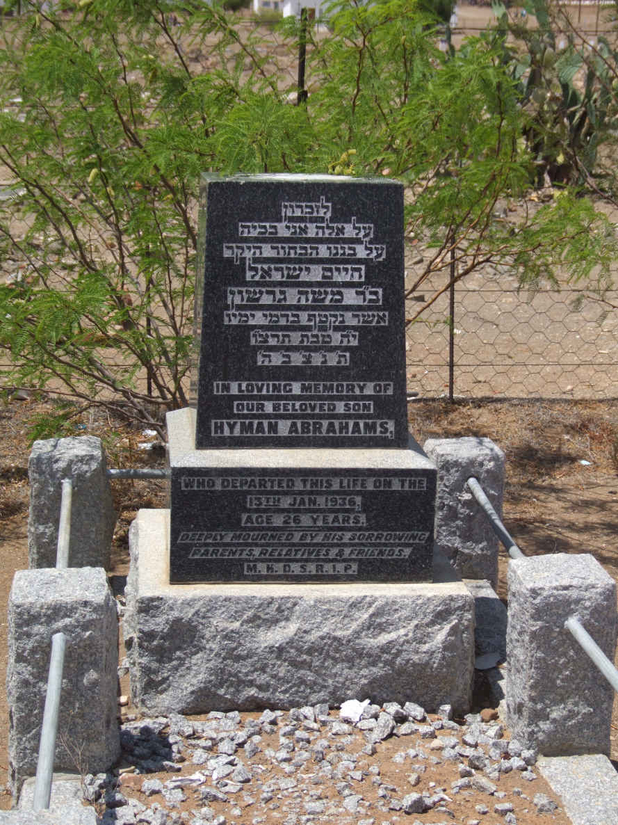 ABRAHAMS Hyman -1936