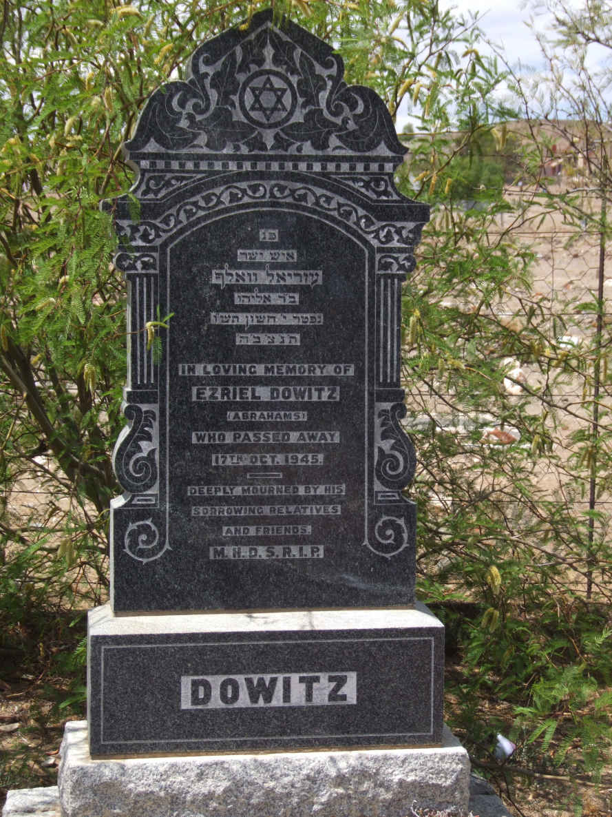 DOWITZ Ezriel -1945