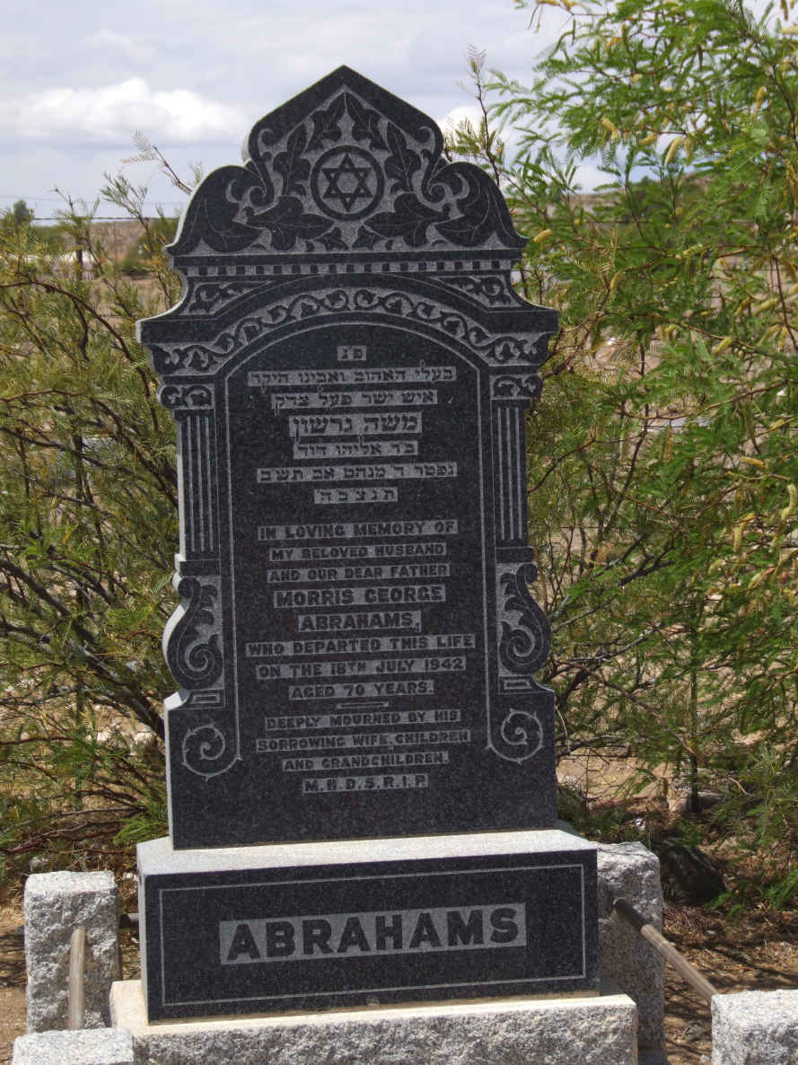 ABRAHAMS Morris George -1942