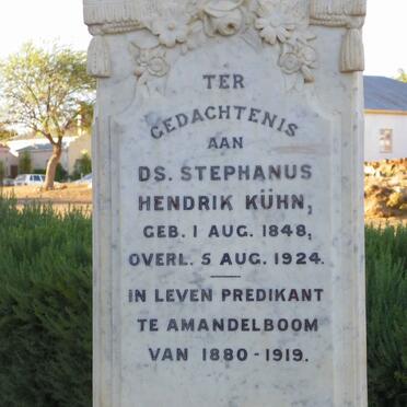 KUHN Stephanus Hendrik 1848-1924 &amp; A.E.H.A. 1855-1942
