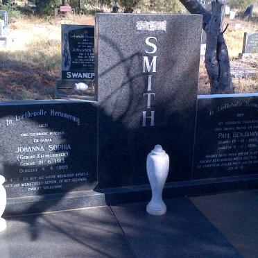 SMITH Paul Benjamin 1908-1986 &amp; Johanna Sophia KACHELHOFFER 1913-1995