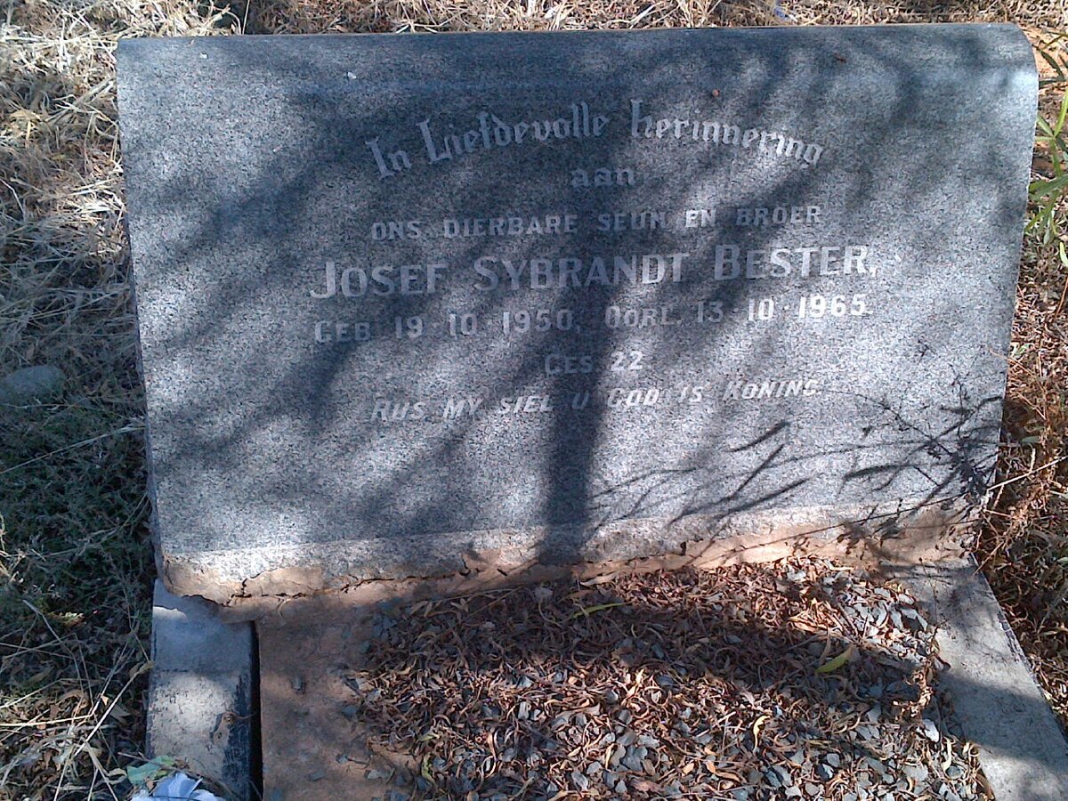 BESTER Josef Sybrandt 1950-1965