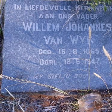 WYK Willem Johannes, van 1865-1947