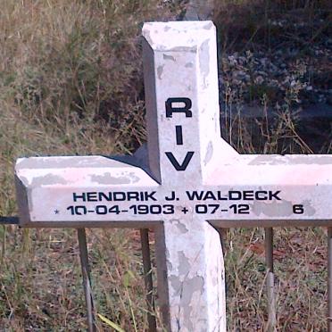 WALDECK Hendrik J. 1903-???6