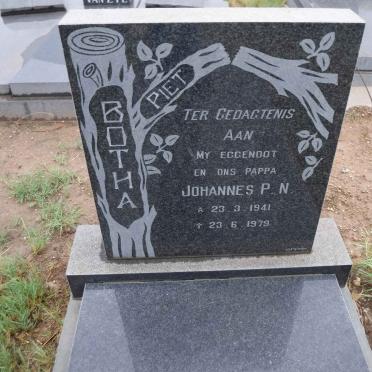BOTHA Johannes P.N. 1941-1979