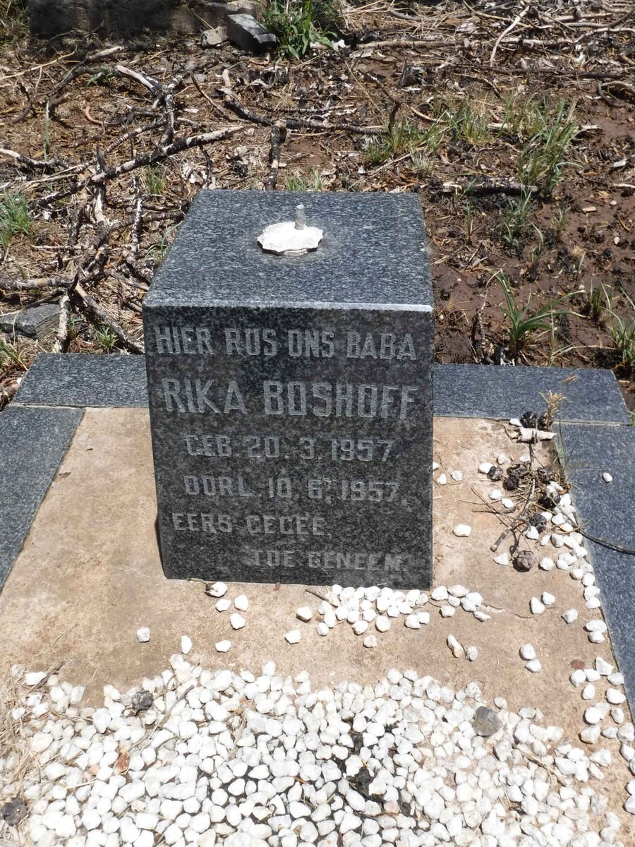 BOSHOFF Rika 1957-1957