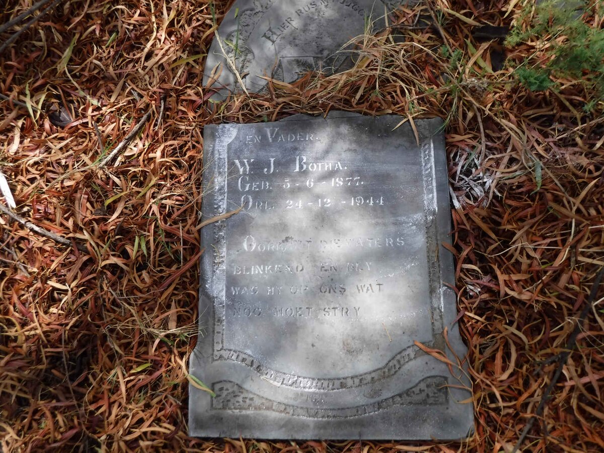 BOTHA W.J. 1877-1944