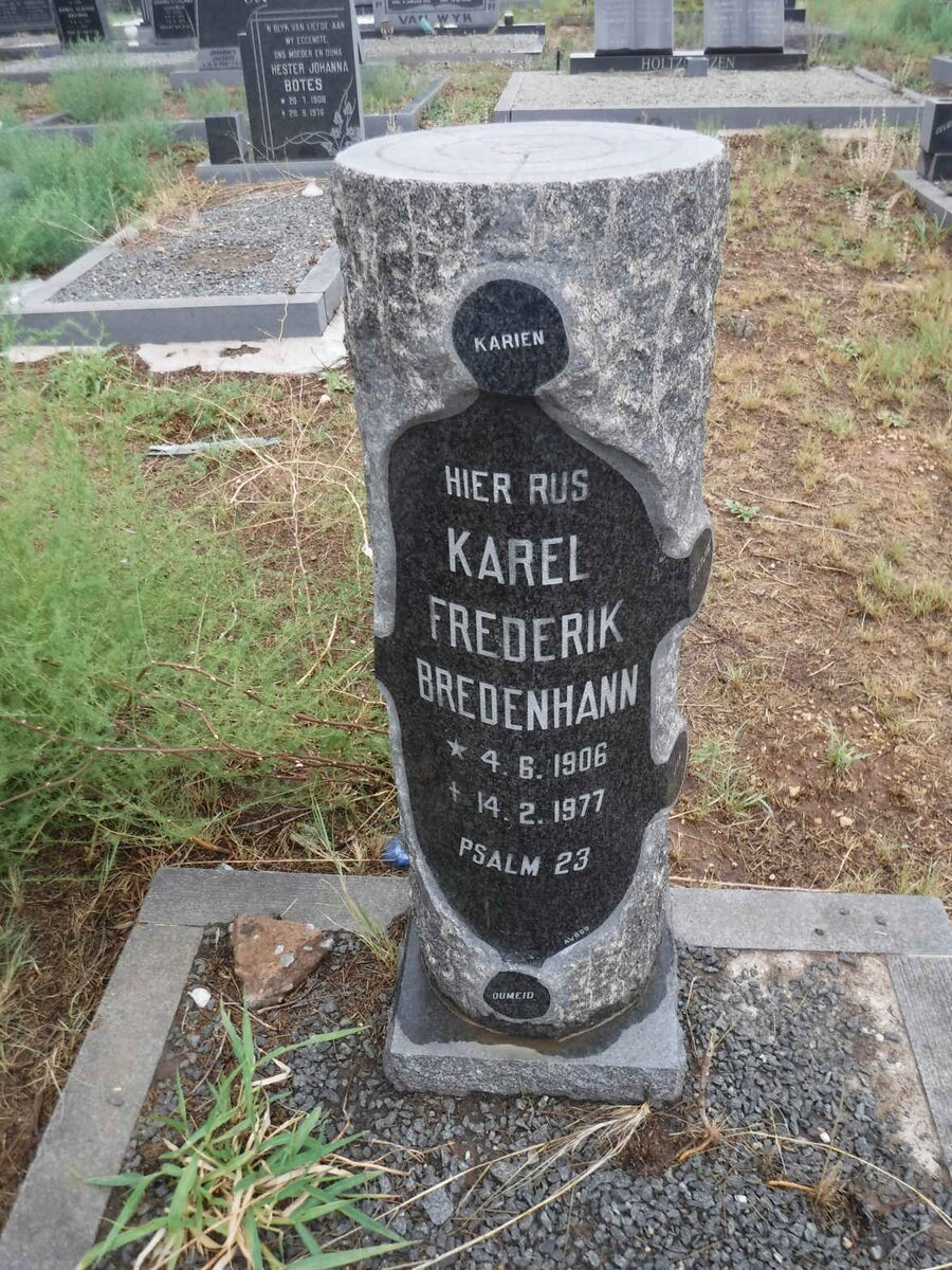 BREDENHANN Karel Frederik 1906-1977