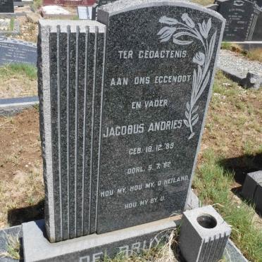 BRUYN Jacobus Andries, de 1889-1962