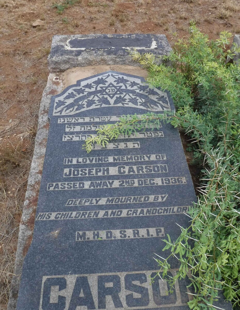 CARSON Joseph  -1936