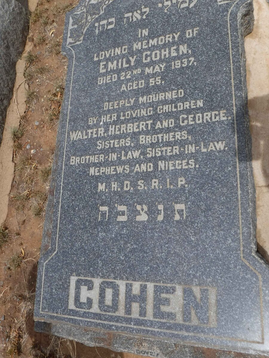 COHEN Emily -1937