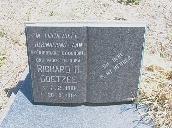 COETZEE Richard H. 1910-1984