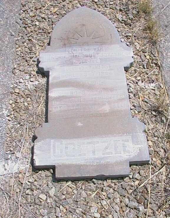 COETZEE Hendrik Jacobus Johannes 1876-1944