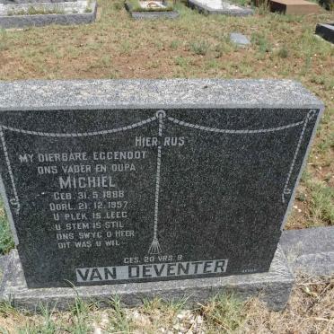 DEVENTER Michiel, van 1888-1957