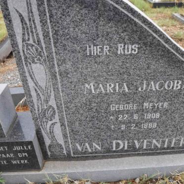 DEVENTER Abraham Jacobus, van 1905-1991 &amp; Martha Jacoba MEYER 1909-1988 