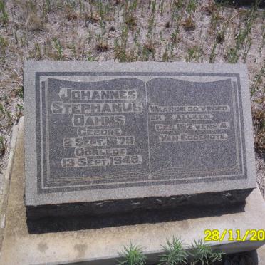 DAHMS Johannes Stephanus 1879-1949