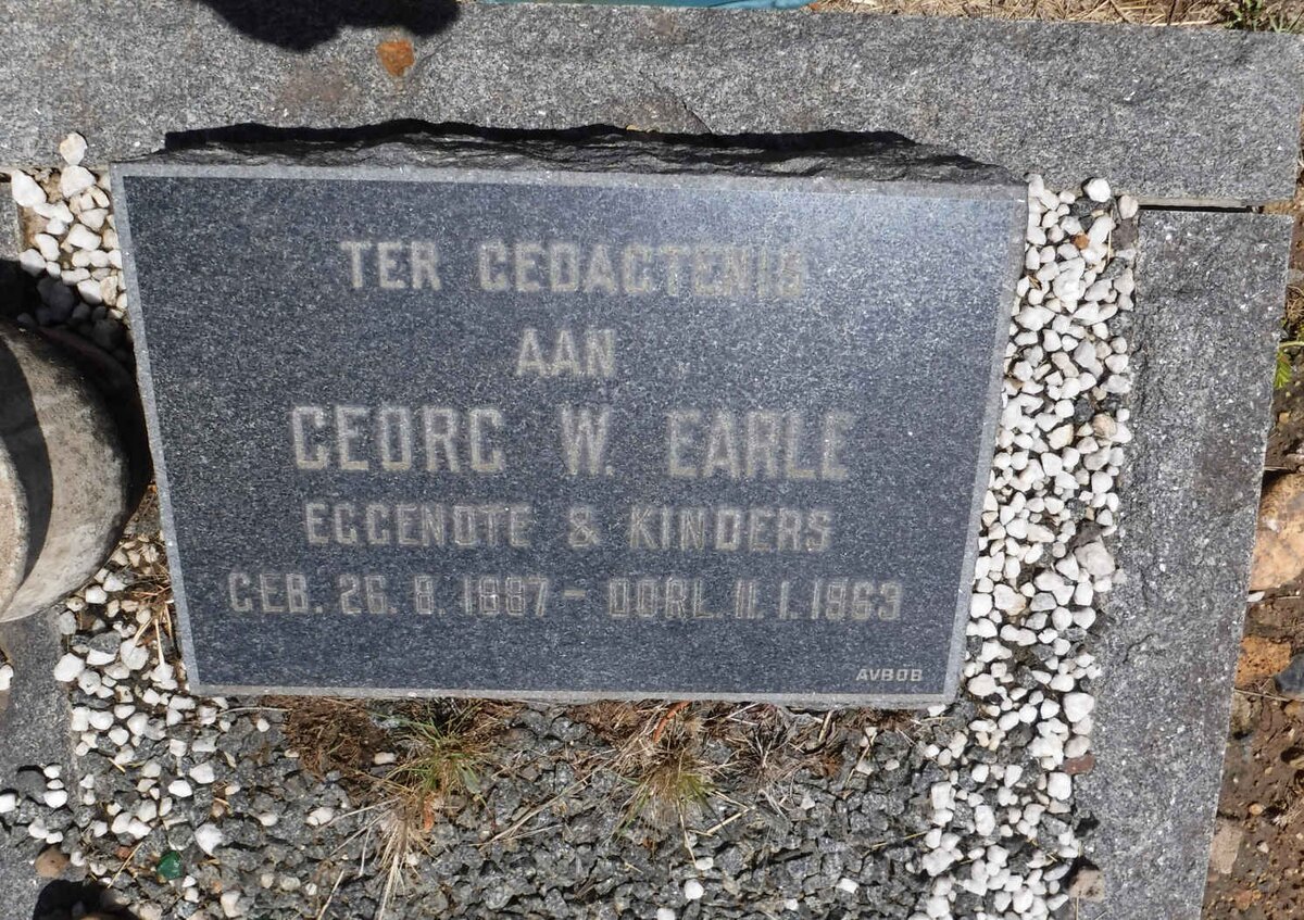 EARLE Georg W. 1887-1963