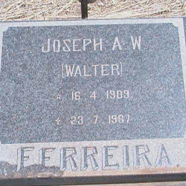 FERREIRA Joseph A. W. 1909-1987