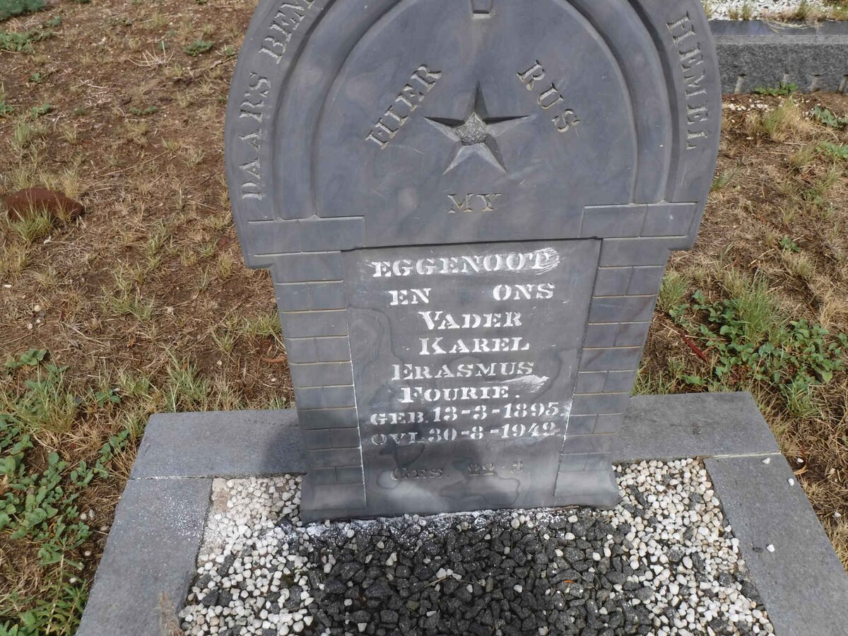 FOURIE Karel Erasmus 1895-1942